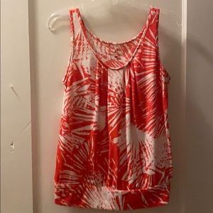 Orange and white NY & Co tank top